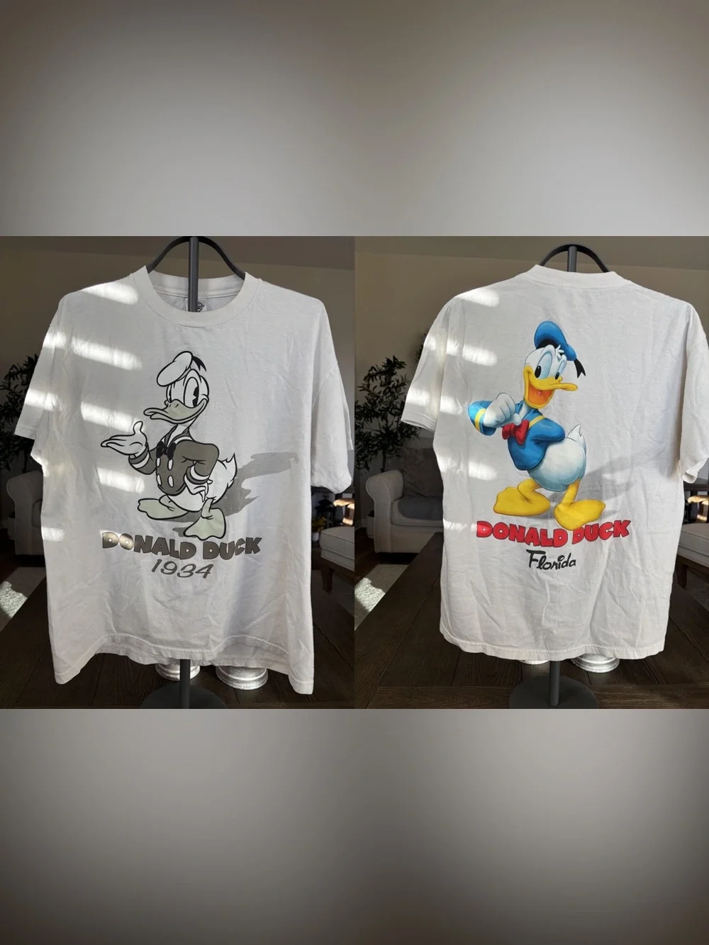 Vintage 1934 Donald Duck T-Shirt – Florida Color Back Graphic.